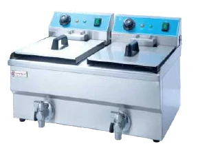 ZH-102V Twin-tank electric fryer