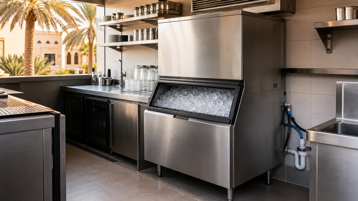 Commercial Ice Machines for Hot Middle East Kitchens: Compare Real Daily Output