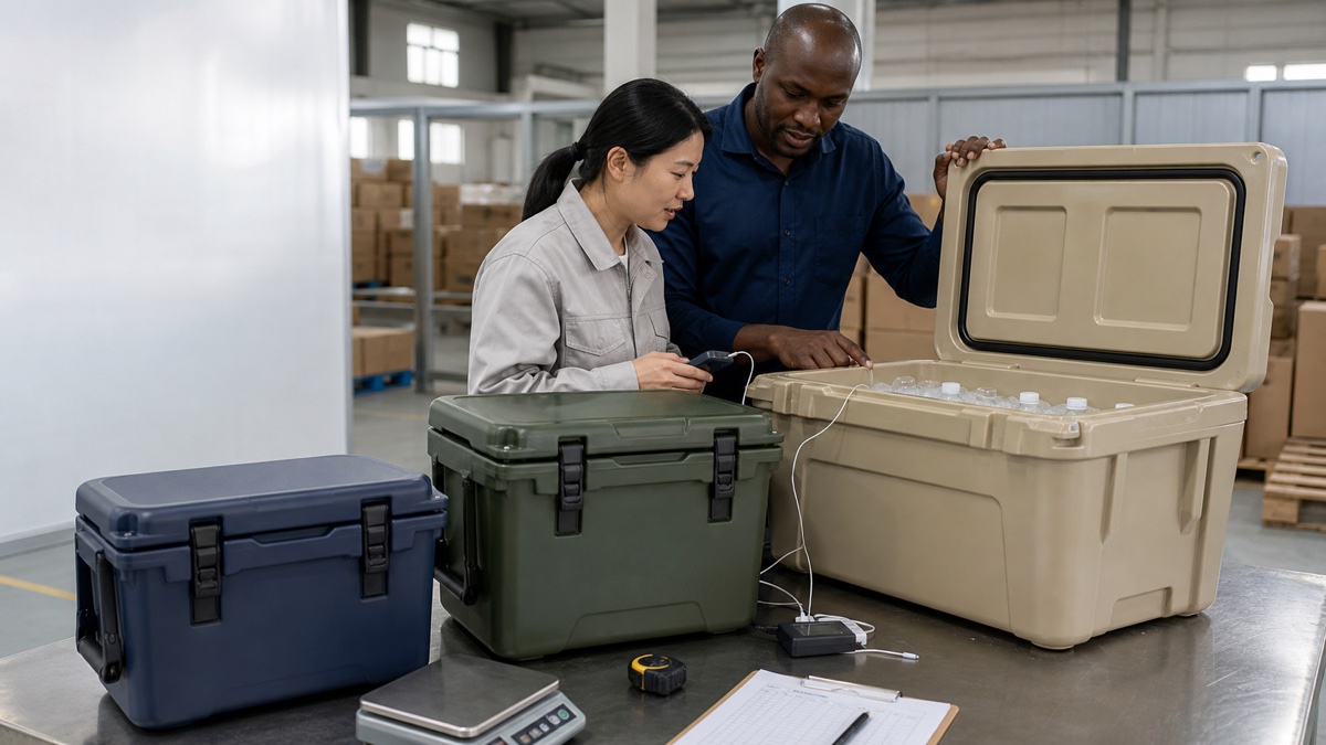 Insulated Cooler Boxes for African Distributors: Compare Ice Retention, Payload and Container Cost
